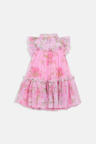 MARIGOLD FLOWER DRESS BEGONIA PINK