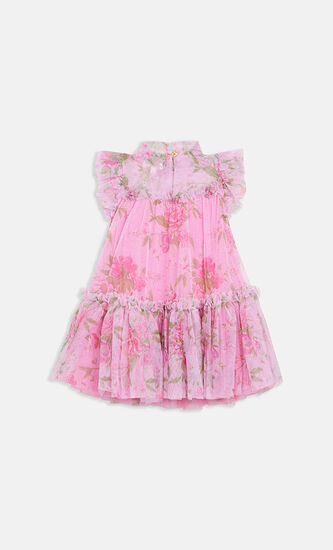 MARIGOLD FLOWER DRESS BEGONIA PINK