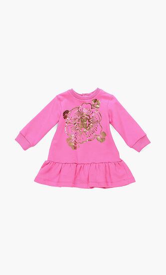 Flower Foil Dress
