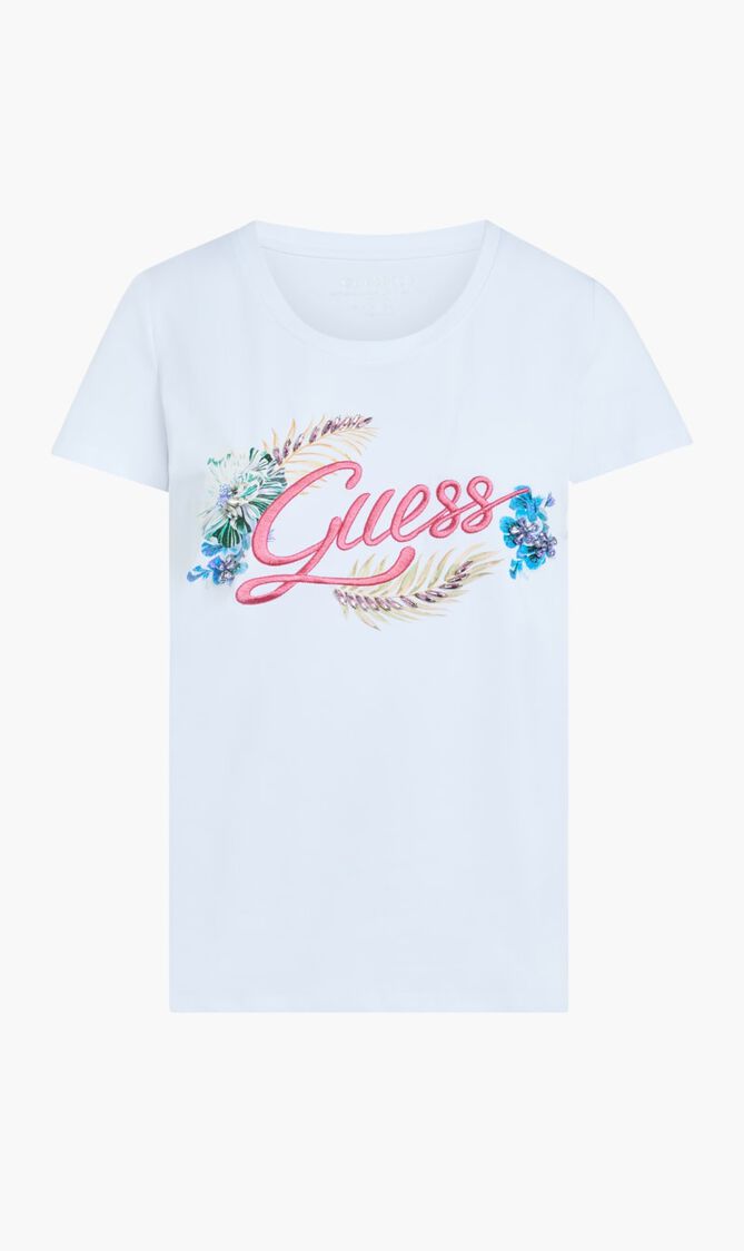 Embellish Logo Mid Organic Stretch Jersey T-shirt