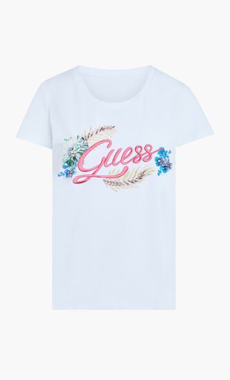 Embellish Logo Mid Organic Stretch Jersey T-shirt