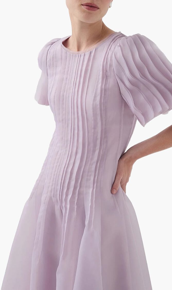 Nova Pleated Midi Dress