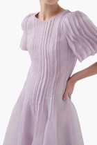 Nova Pleated Midi Dress