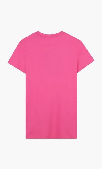 Logo Print Cotton Dress