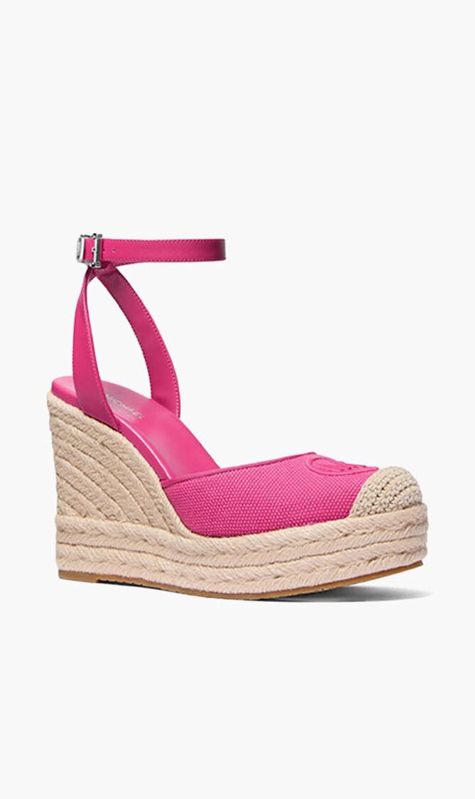 Larissa Cotton Canvas Espadrille Wedge
