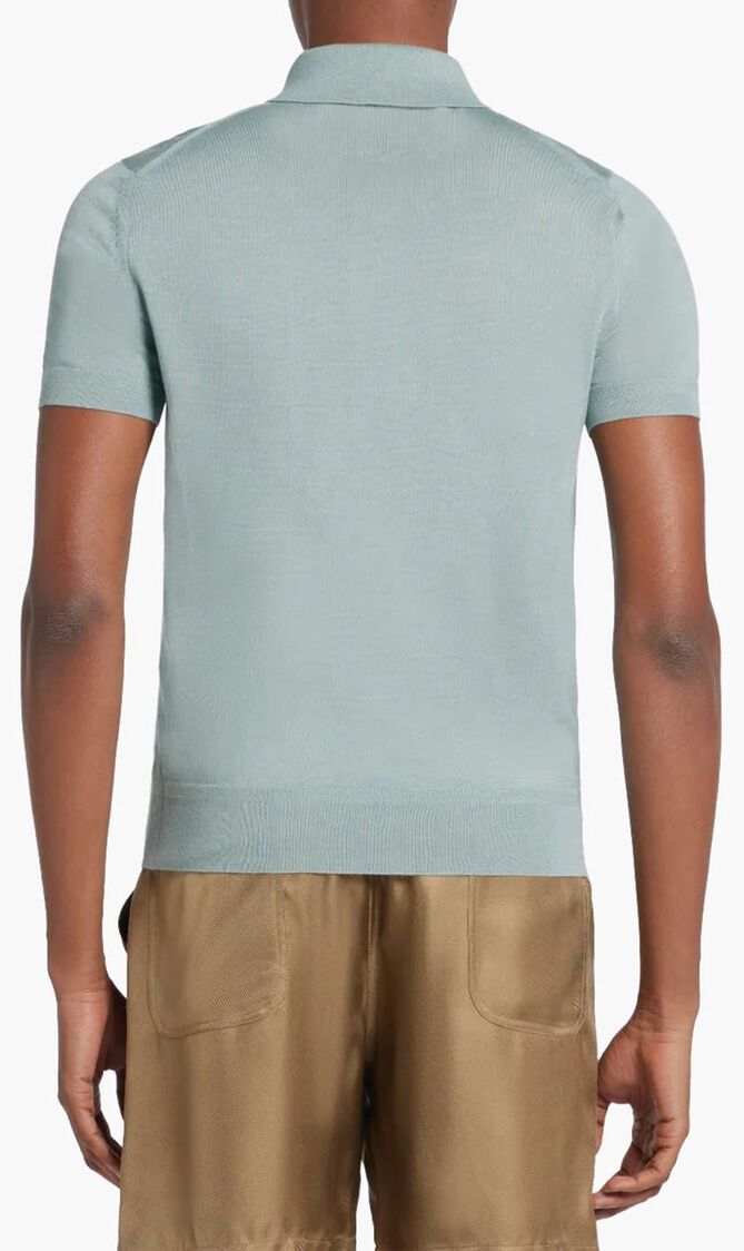 Short Sleeved Polo T Shirt