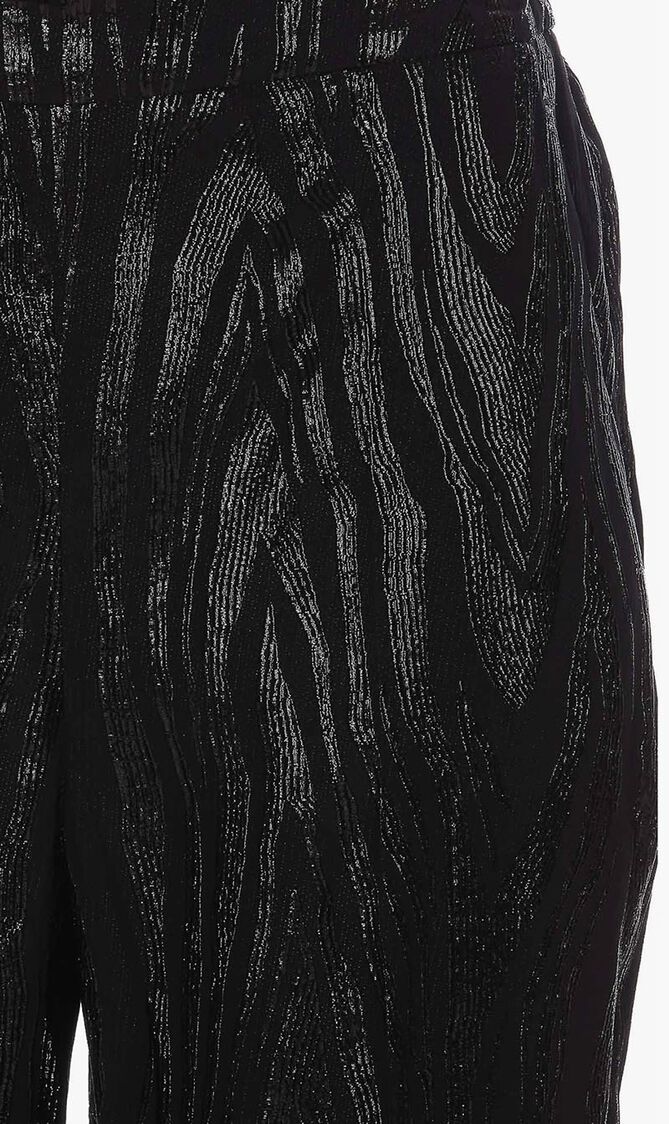 WOODGRAIN LUREX JOGGER