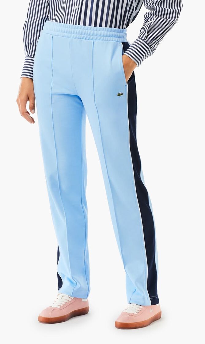 Paris Colourblock Interlock Cotton Track Pants