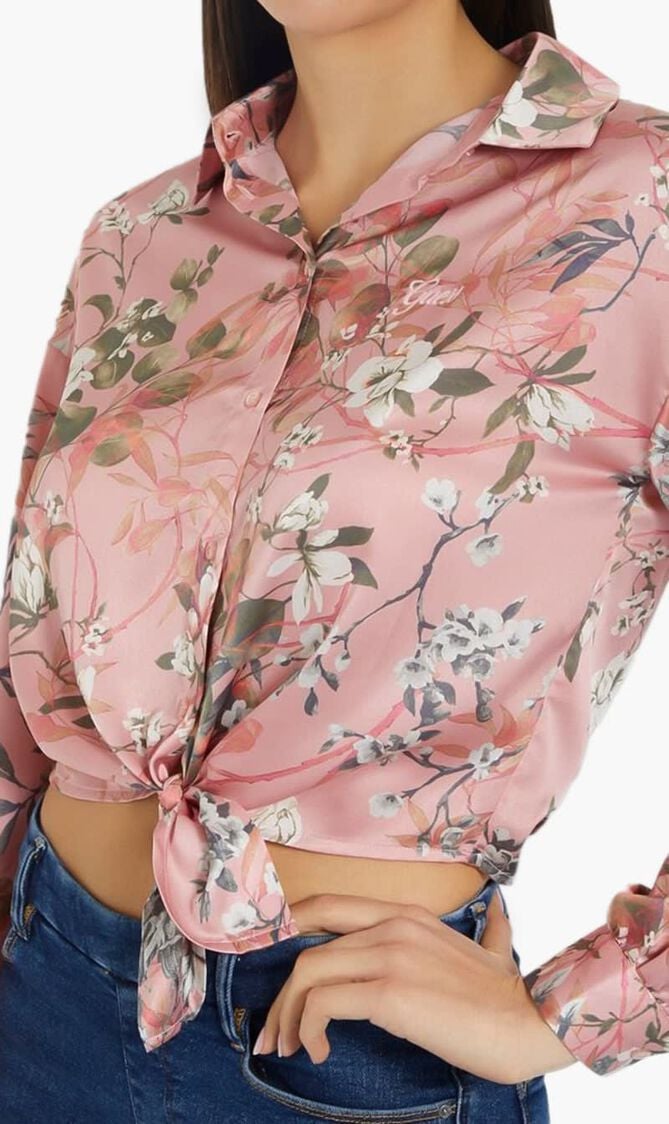 Ls Bowed Jun Shirt Ls Bowed Jun Shirt