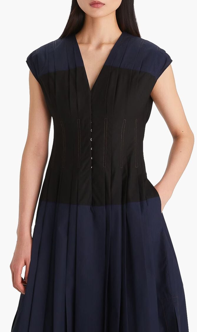 Claire Maccardell Pleated Dress