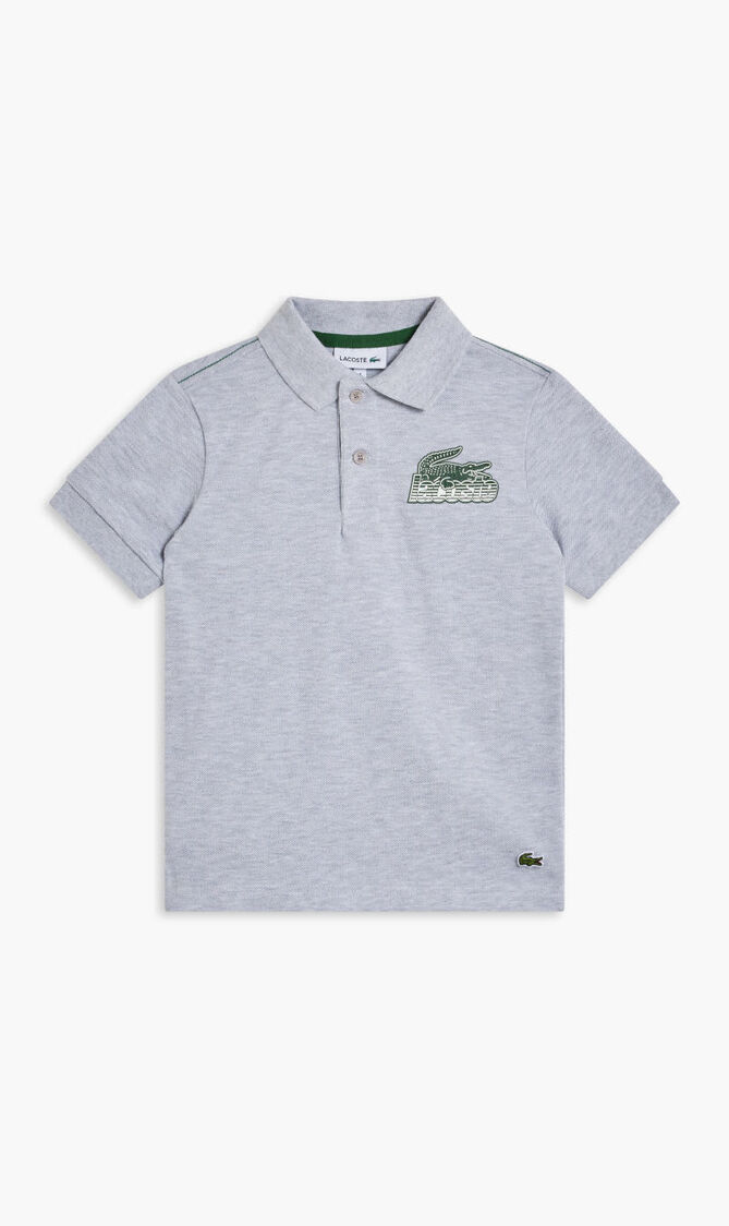SHORT SLEEVED RIBBED COLLAR SHIRT