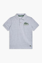 SHORT SLEEVED RIBBED COLLAR SHIRT