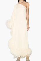 Ubud Feather Trim Gown