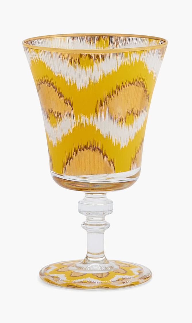 Ikat Drinking Glass