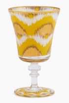 Ikat Drinking Glass