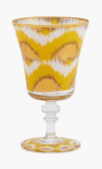 Ikat Drinking Glass