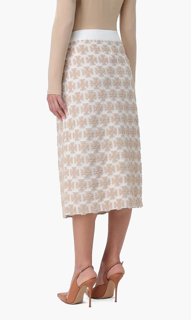 LOGO BOUCL SKIRT