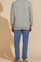 ROUX SWEAT CR24 FZ VBQ VELVET BLEU MARINE