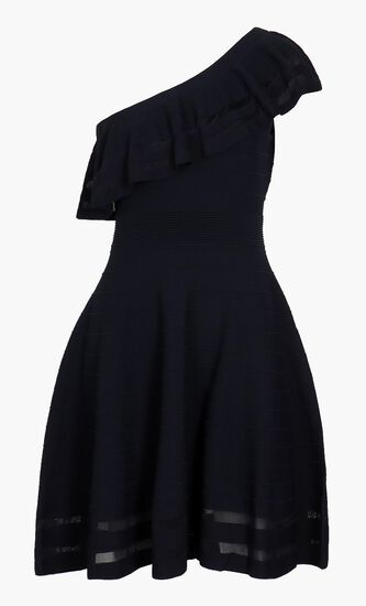 Streena One Shoulder Knitted Dress