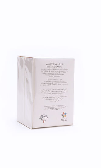 شمعة معطرة بالعنبر