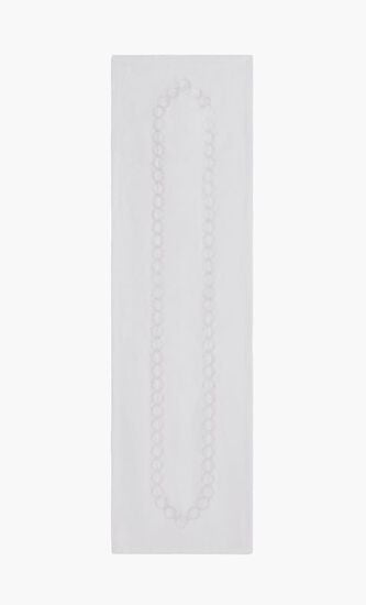 Saba Table Runner White