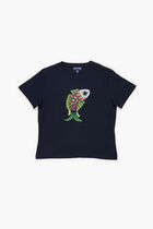 Embroidered Fish T-Shirt