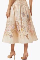 ILLUMINATE DRAWN MIDI SKIRT