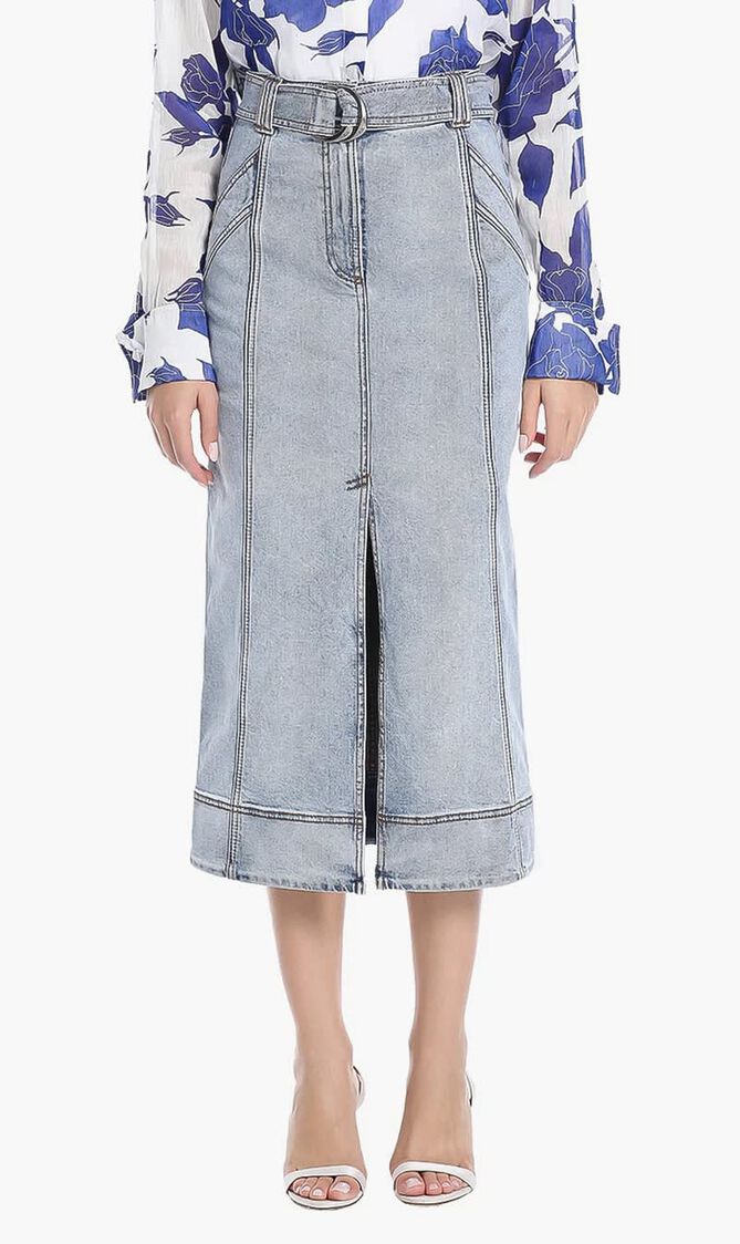 EMBRACE DENIM MIDI SKIRT