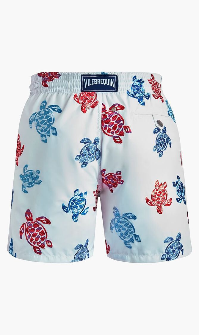 Embroidered Tortue Swim Shorts
