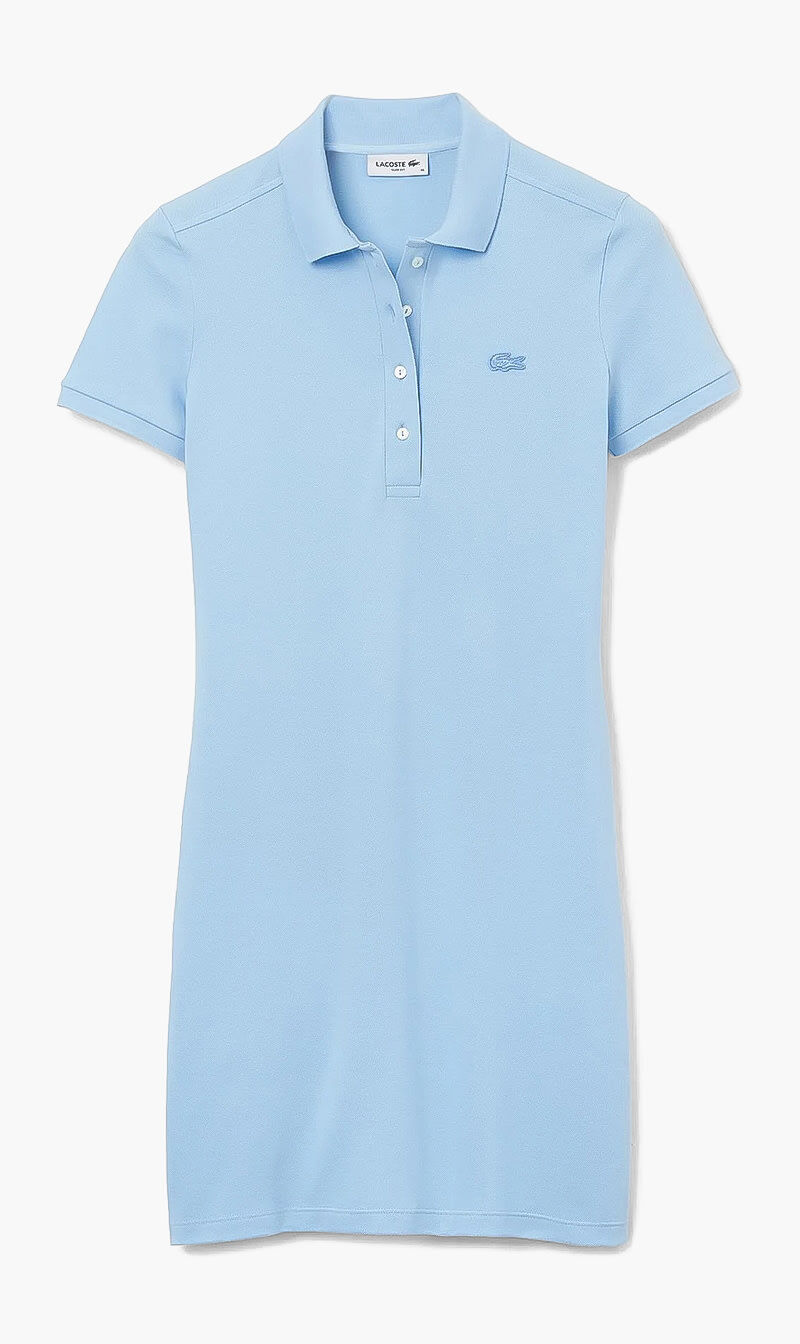 Buy LACOSTE Slim Fit Stretch Cotton Pique Polo Dress for AED