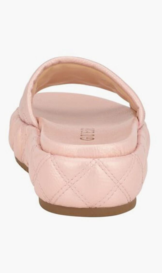 LONGO QUILTED PLATFORM SLDES