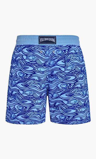 Flocked Aquarium Swim Shorts