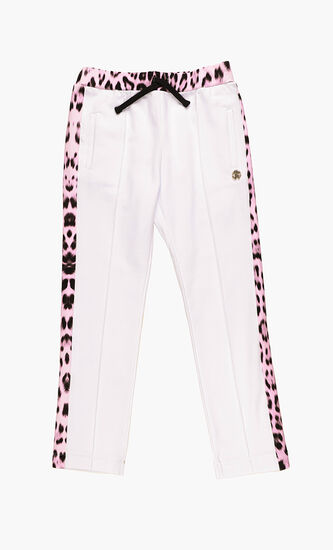 Leopard Print Side Bands Pants