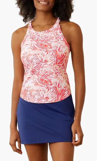 Abby Monstera Mirage IslandzoneA Halter Top