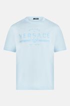 T-SHIRT COMPACT COTTON JERSEY FABRIC + NEVER FORGET VERSACE PRINT