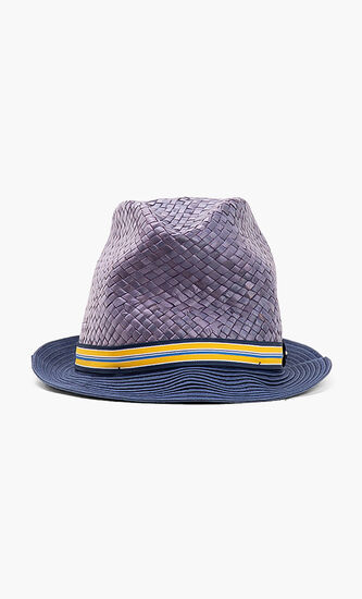 Woven Fedora Hat