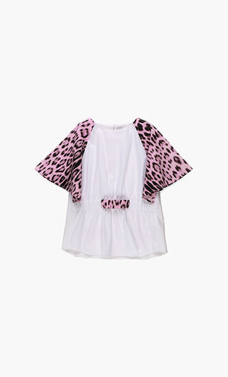Leopard Print Popeline Shirt