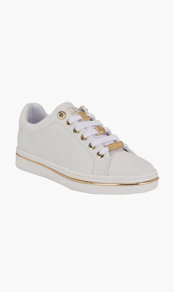 Stasey Debossed Low Top Sneakers