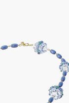 Somnia Necklace, Blue, Extra Long, Gold-Tone Plated