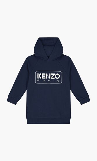 Logo Hooded Dress