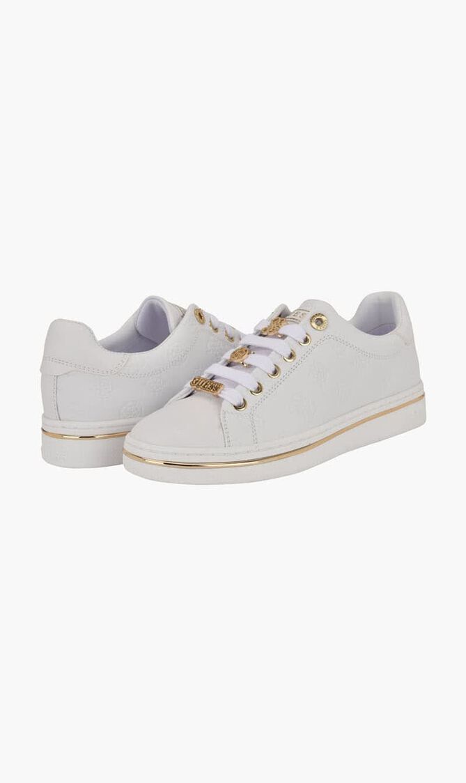 Stasey Debossed Low Top Sneakers