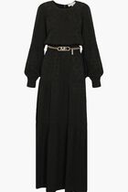 Logo Jacquard Kaftan Dress