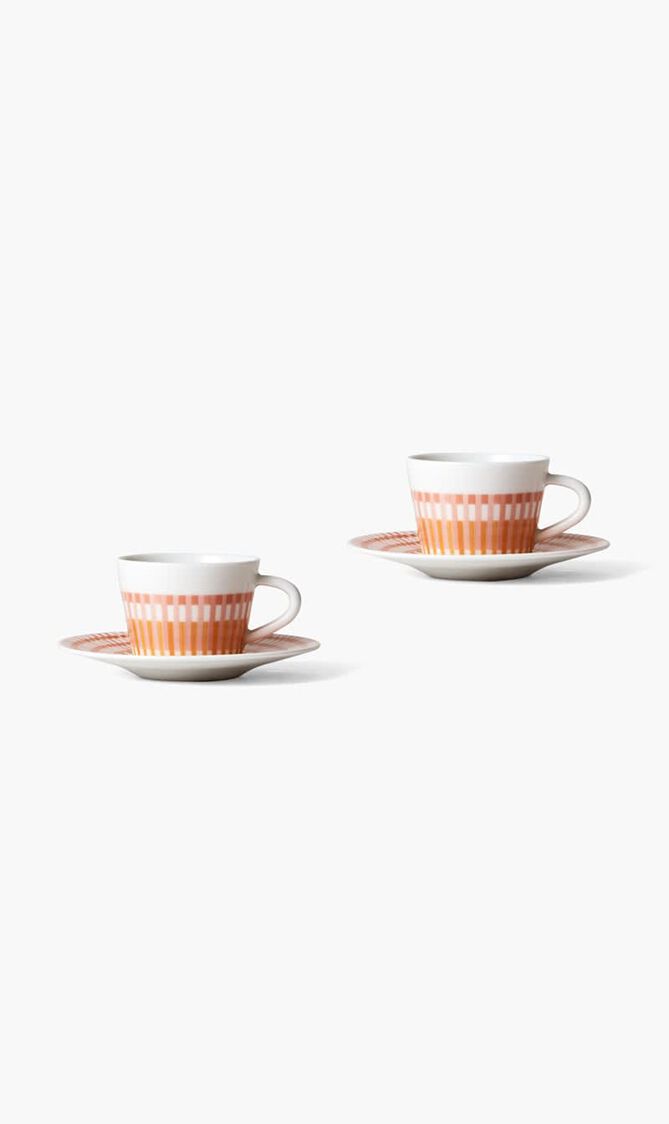 Terra Rosa Espresso Cup and Saucer Set of 2