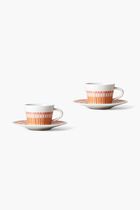 Terra Rosa Espresso Cup and Saucer Set of 2