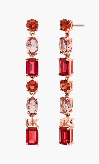 EARRING DROP STERLING SILVER ROSE GOLD
