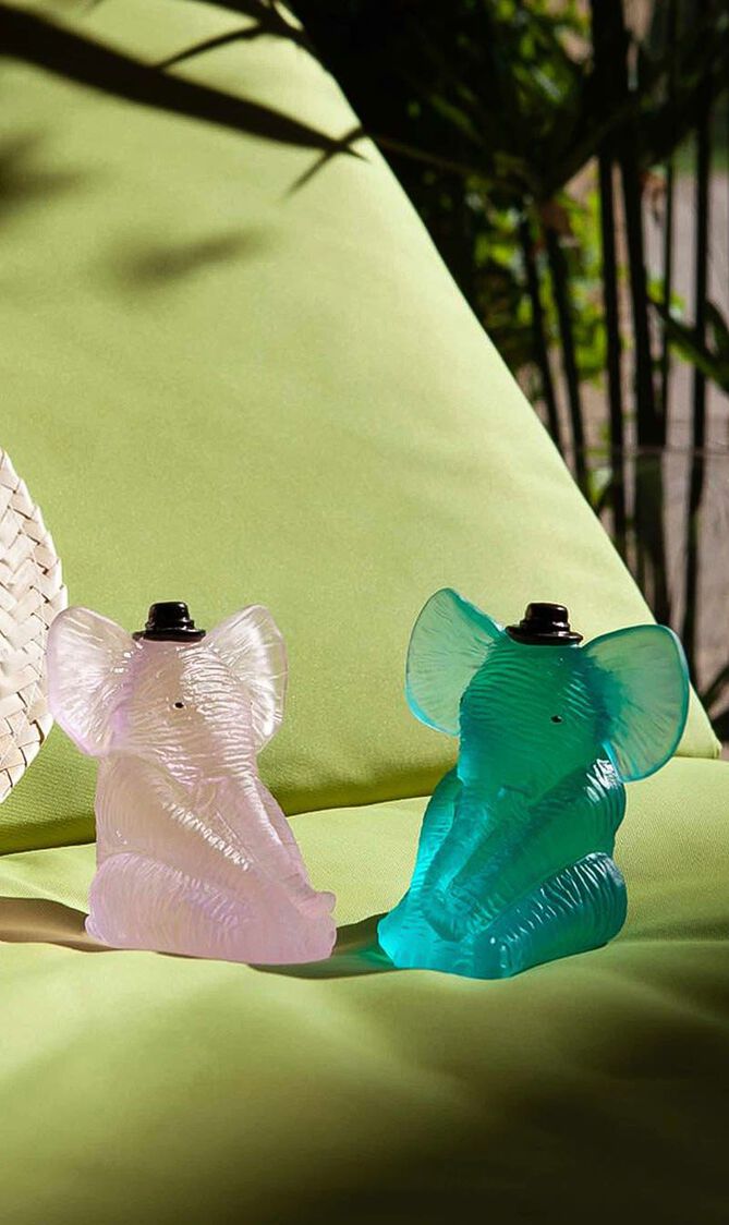 Elephant Figurine Mini Blue