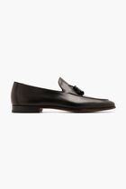 Alligator Effect Leather Loafers