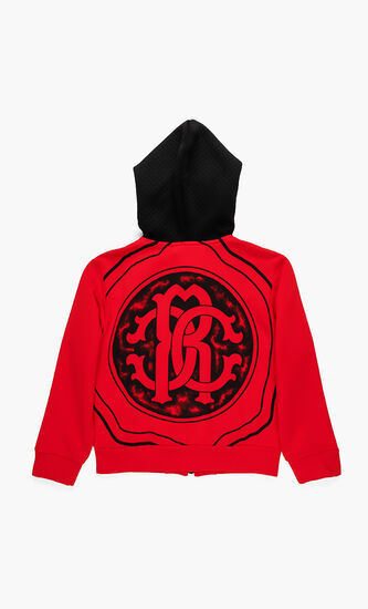 Colourblock Zipped Hoodie