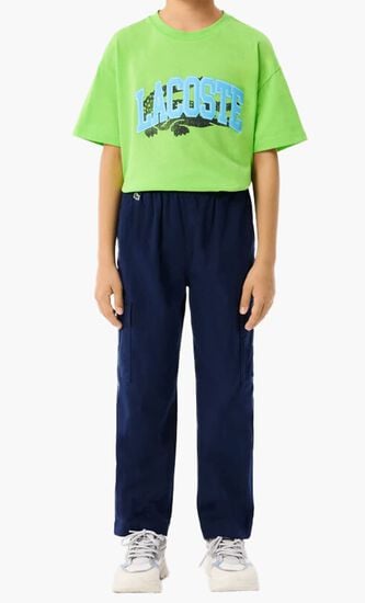 Lightweight Cotton Gabardine Cargo Pants