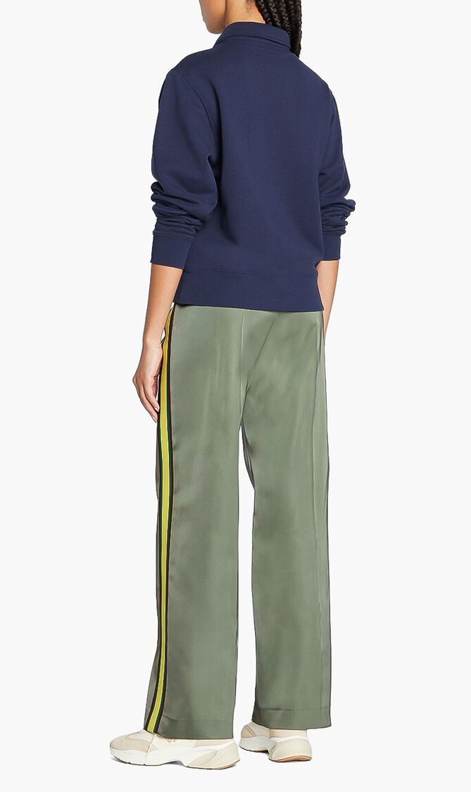 TORY SPORT WIDE-LEG SATIN PANT